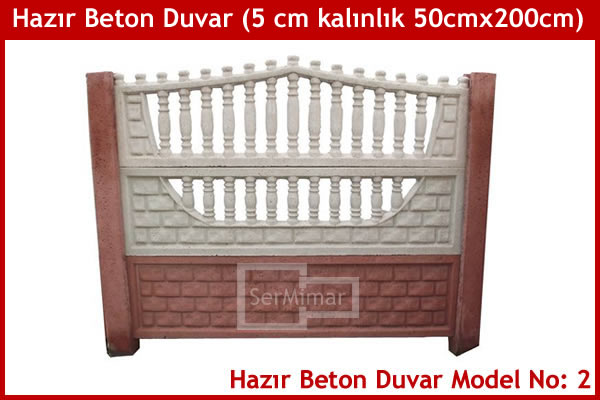 Beton Bahçe Duvarı Kalıpları ve Modelleri