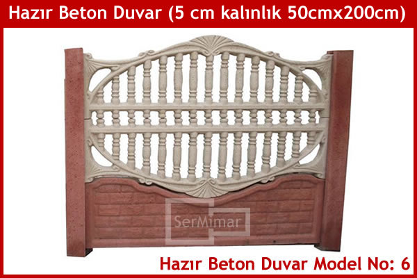 Beton Bahçe Duvarı Kalıpları ve Modelleri