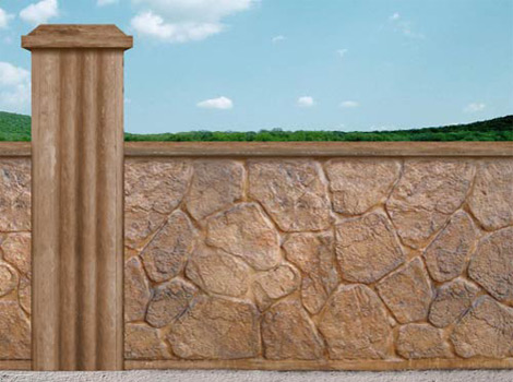 Beton Bahçe Duvarı Kalıpları ve Modelleri